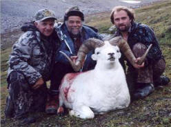 Matt, Frank and client with trophy TMA Dall sheep